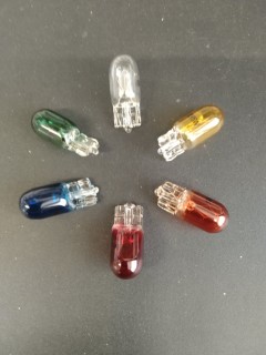 T10 - 12V / 5W - 5 colors