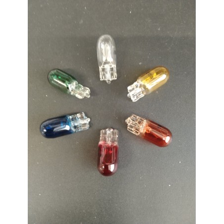 T10 - 12V / 5W - 5 colors