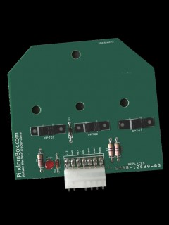 Drop Target 3 Bank Opto PCB A-13609
