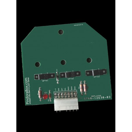 Drop Target 3 Bank Opto PCB A-13609