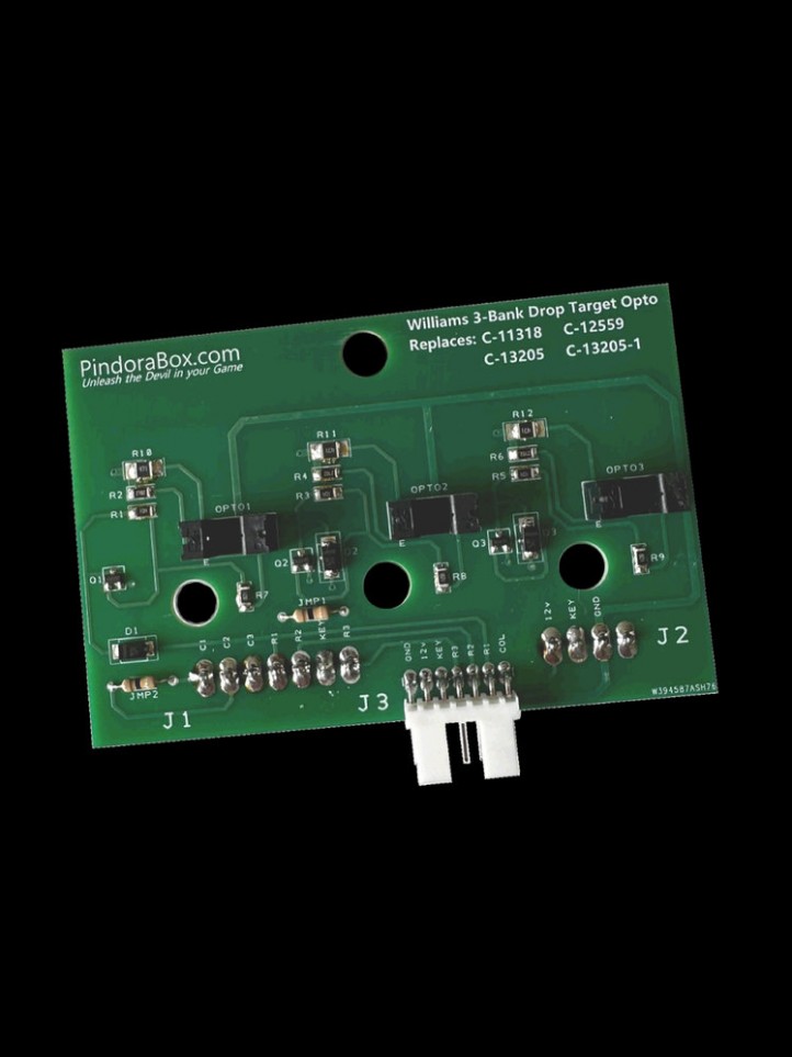 System 11 3 Bank Drop Target Opto Board C-13205-1 System 11 3 Bank Drop Target Opto Board C-13205-1