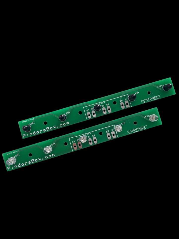 Dr Who 5 Target Opto Board Set A-15431-32