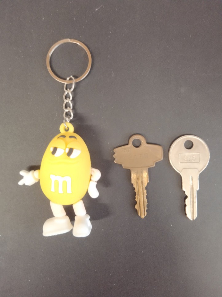 Porte Clé - m&m's - Yellow