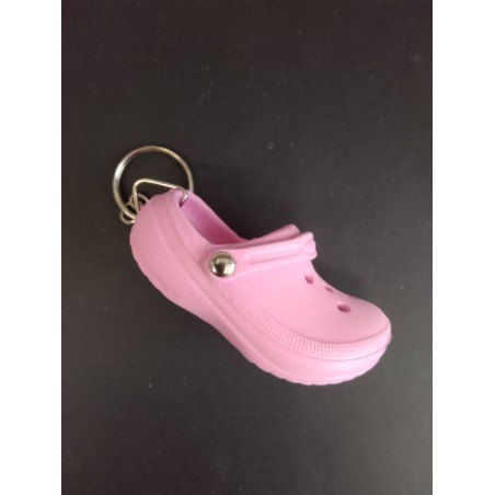 Porte Clé - Chaussures - Crocs Rose - 3D