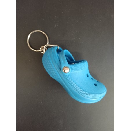 Porte Clé - Chaussures - Crocs Bleue - 3D