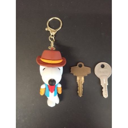 Porte Clé - Snoopy - Cowboy - 3D