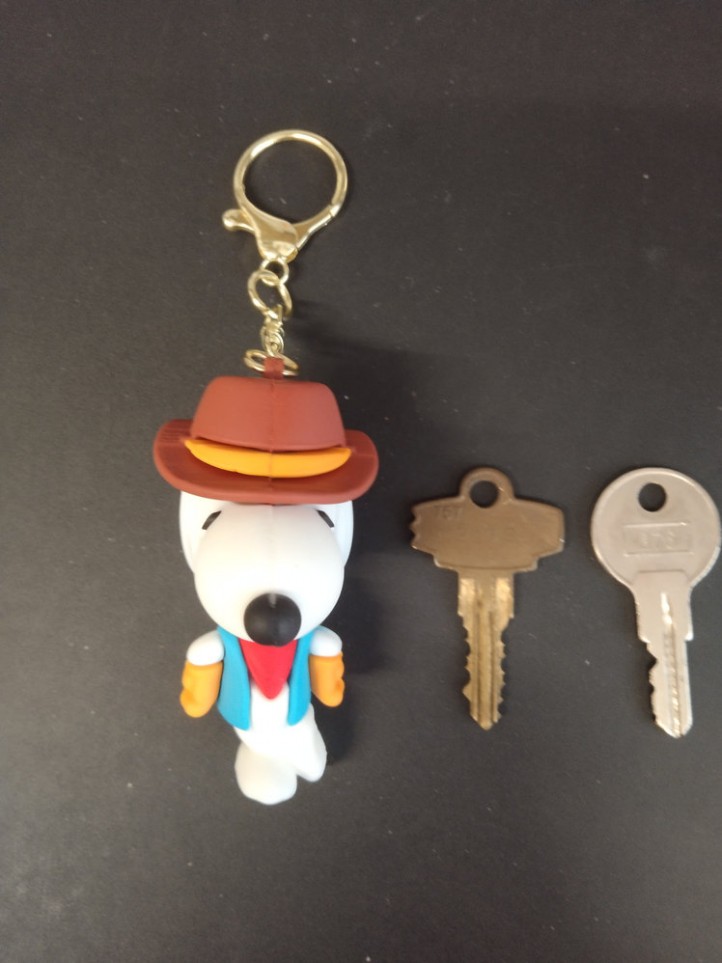 Key Holder - Snoopy - Cowboy - 3D