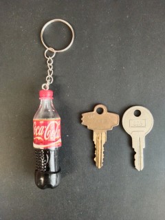 Porte Clé - Coca Cola - Bouteille - 3D