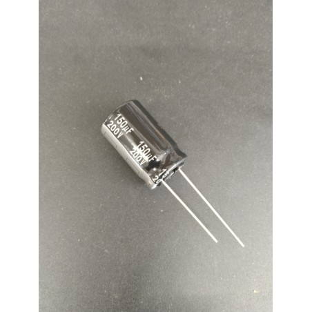 Capacitor Electrolytic - Radial - 200V / 150µF - Radial