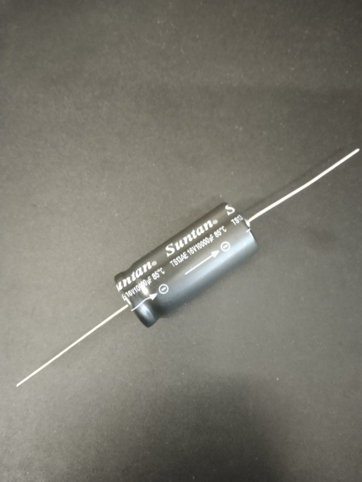 Capacitor Electrolytic - Axial - 16V / 10000µF