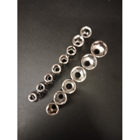 HEX Nutdriver Bit - Set of 14 - Metric