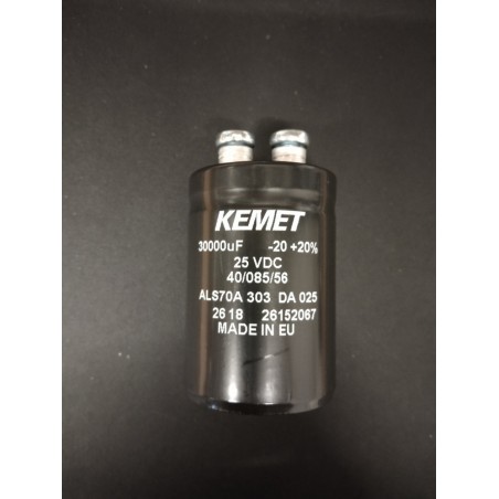 Capacitor Electrolytic - Screw Terminal - 25V / 30000µF